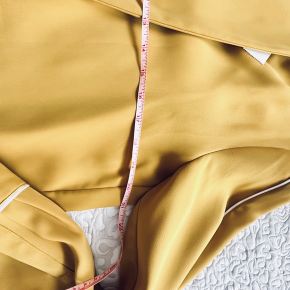 Ann Taylor Mustard Blouse - Picture 6 of 6
